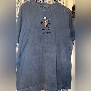 Life is good blue Birkenstock edition men’s t shirt